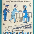 affiche loterie nationale annees 1960
