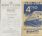 affiche paris lyon automotrice bugatti 1934 1