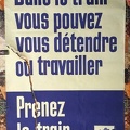 affiche sncf 1954 prenez le train