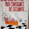 sncf consignes securite 1994 hopital dessin de Chevalier
