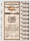 sncf emprunt 1921 500