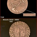 medaille electrification paris bruxelles 1963