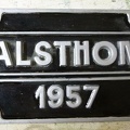 plaque alsthom 1957