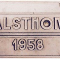plaque alsthom 1958