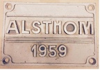 plaque alsthom 1959