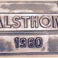 plaque alsthom 1960