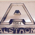 plaque alsthom 1964