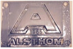 plaque alsthom 1965