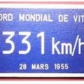 plaque record 28 mars 1955