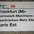 plaque frankfurt paris est ec567