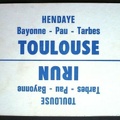 plaque hendaye bayonne pau tarbes toulouse s-l1602