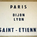 plaque paris dijon lyon saint etienne