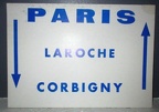 plaque paris laroche corbigny
