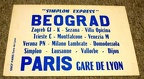 plaque simplon express beograd paris