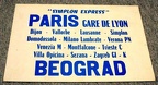 plaque simplon express paris beograd