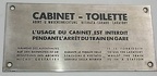 plaque toilettes 102