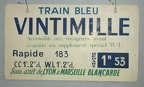 plaque train bleu paris vintimille 1h33