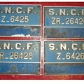 plaques z6425 6426