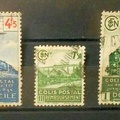 timbres sncf loco vapeur ancien franc 1943 serie3a