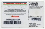 telecarte 50 auchan A99497171363947896
