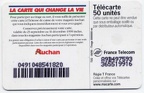 telecarte 50 auchan A9B497593365519916