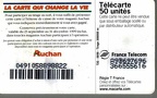 telecarte 50 auchan A9B697696366555616