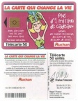 telecarte 50 auchan B98492139369748185