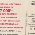 telecarte 120 citroen A 175287