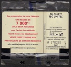 telecarte 120 citroen A 175288 2