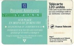 telecarte 120 peugeot assistance C46045451 2