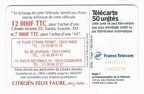 telecarte 50 citroen 634621614C63058248 2