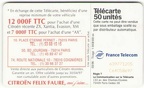 telecarte 50 citroen 639771205C64058697 2