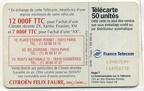 telecarte 50 citroen 639807049C64058778 2