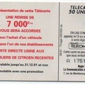 telecarte 50 citroen A 175137