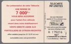 telecarte 50 citroen A 175216