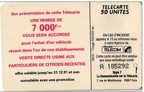 telecarte 50 citroen A 185292 2