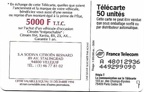 telecarte 50 citroen A 48012936449299090 2