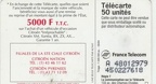 telecarte 50 citroen A 48012979450227618 2