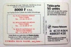 telecarte 50 citroen A 4C014064488681438 2