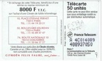 telecarte 50 citroen A 4C014089488937050 2
