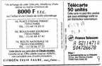 telecarte 50 citroen A 52114710504726678 2