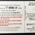 telecarte 50 citroen B240T0016