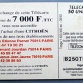 telecarte 50 citroen B250T0056