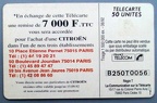 telecarte 50 citroen B250T0056 2