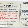 telecarte 50 citroen B250T0071