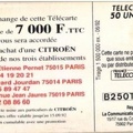 telecarte 50 citroen B250T0079