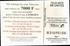 telecarte 50 citroen B310P0159 2