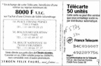 telecarte 50 citroen B4C030007492289756 2
