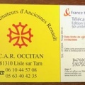 telecarte 50 renault car occitan B47680312590750409