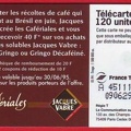 telecarte 120 jacques vabre A 4511187909062985